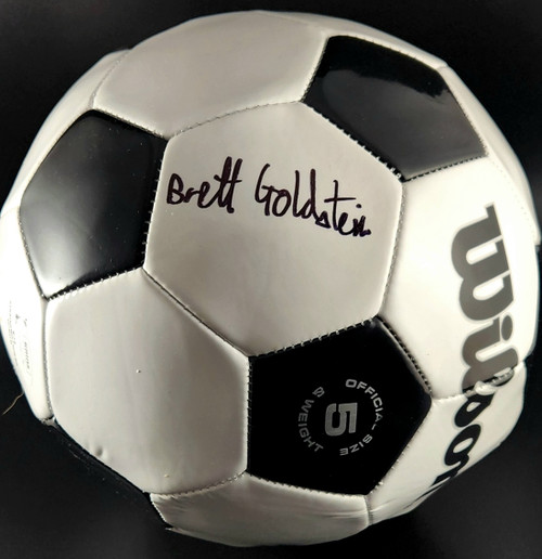 Brett Goldstein Autographed Soccer Ball