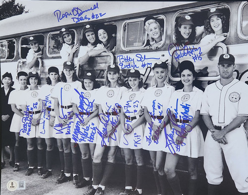 League of Their Own Autographed 11x14 Photo 1