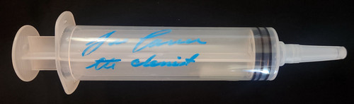 Jose Canseco Autographed Medical Syringe