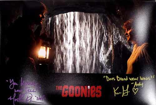 Autographed Goonie Girls 12x18 Photo 1