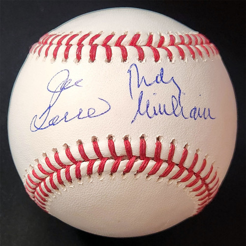 Joe Torre & Rudy Giuliani Autographed Baseball