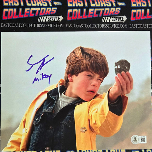 Sean Astin Autographed Goonies Photo 6