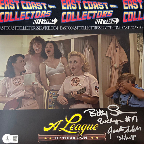 Bitty Schram & Justin Scheller Autographed League of their Own Photo 17