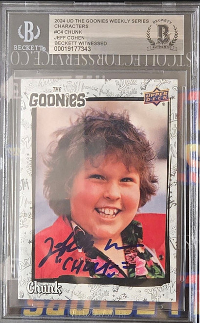 Jeff Cohen Autographed 2024 Goonies Upper Deck Card
