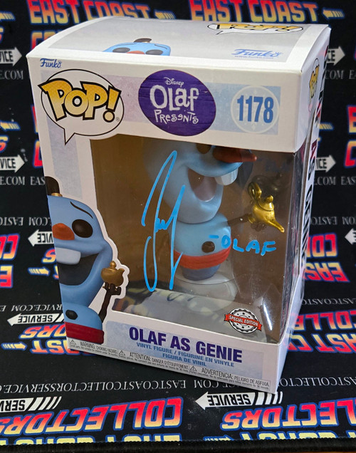 Josh Gad Autographed Disney's Olaf as Genie Funko Pop