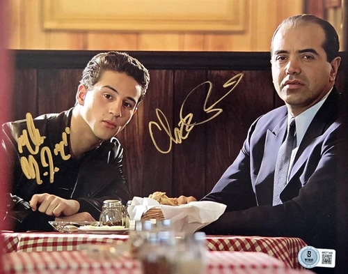 Chazz Palminteri & Lillo Brancato Autographed Bronx Tale Photo 1