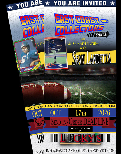Sean Landeta Pre-Order Autograph