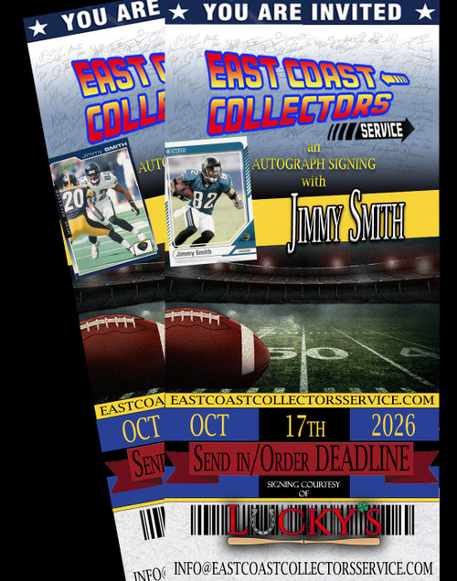 Jimmy Smith Pre-Order Autograph