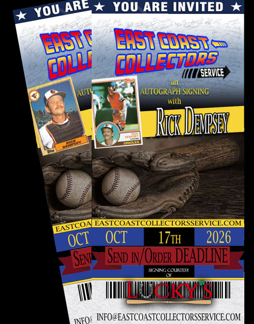 Rick Dempsey Pre-Order Autograph