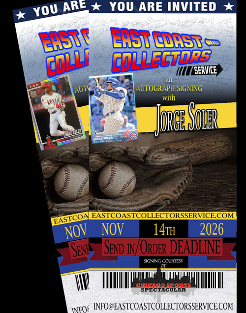 Jorge Soler Pre-Order Autograph