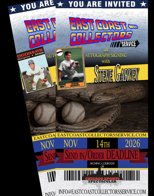 Steve Garvey Pre-Order Autograph