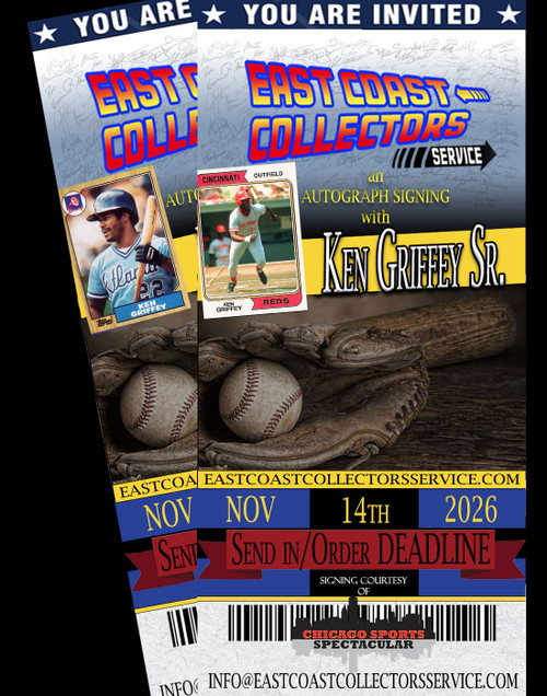 Ken Griffey Sr. Pre-Order Autograph