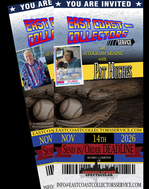 Pat Hughes Pre-Order Autograph
