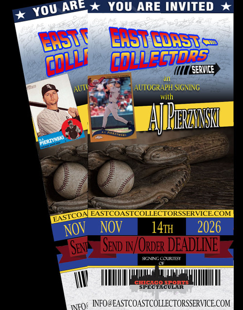 A.J. Pierzynski Pre-Order Autograph