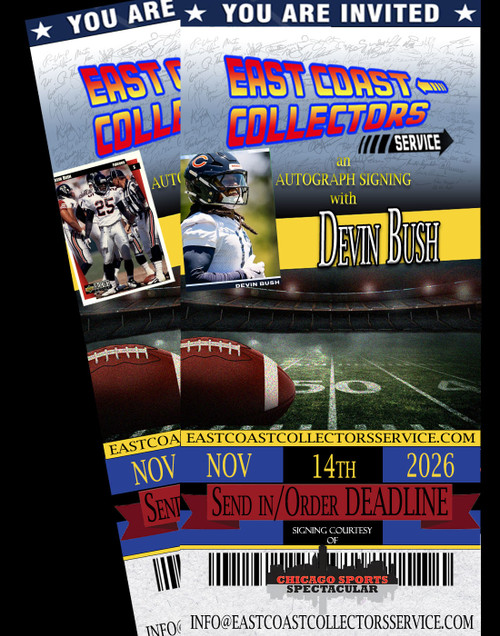 Devin Bush Pre-Order Autograph