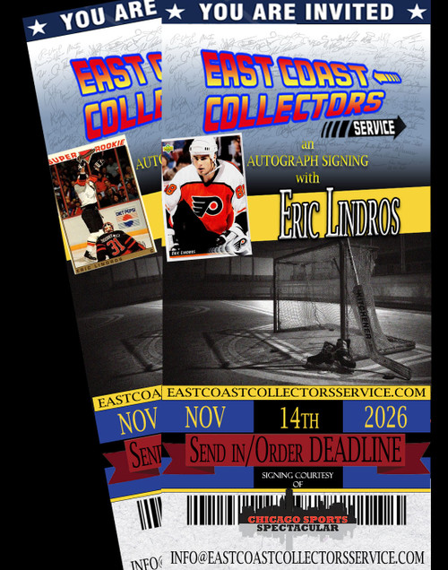 Eric Lindros Pre-Order Autograph