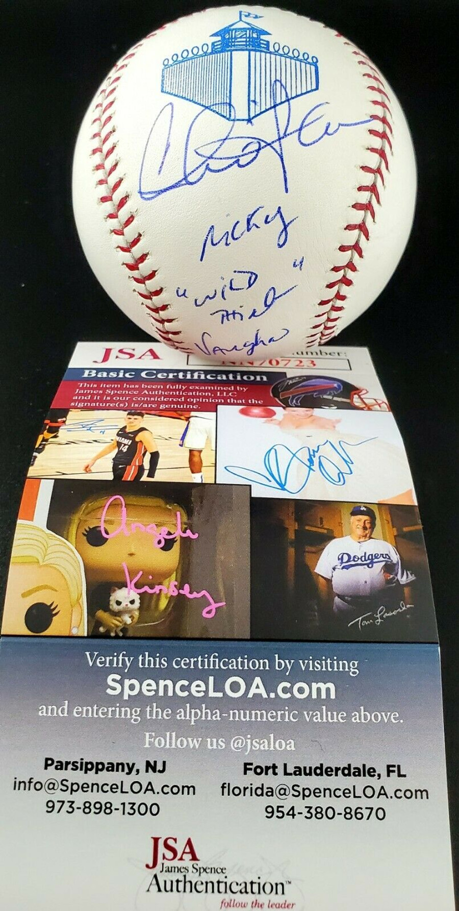 Charlie Sheen Autographed California Penal League Baseball