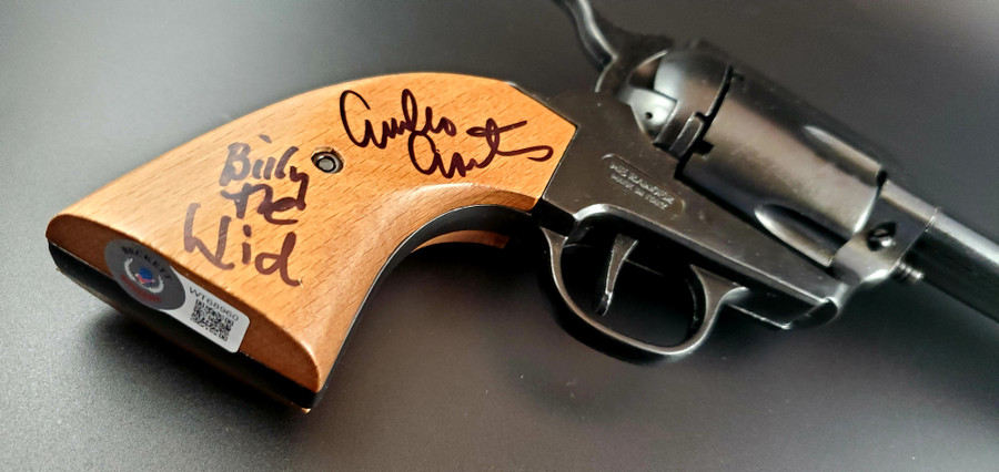 Emilio Estevez Autographed Young Guns Prop Gun