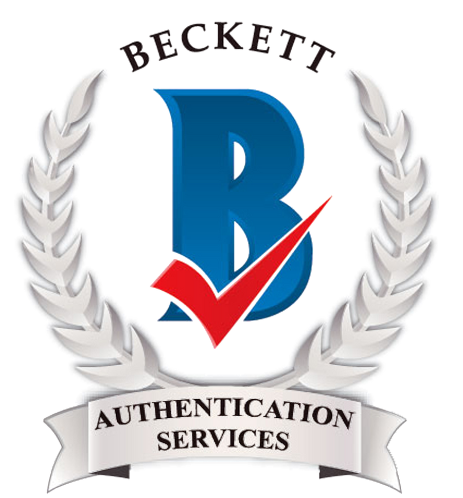 BECKETT CERTIFICATE OF AUTHENTICITY