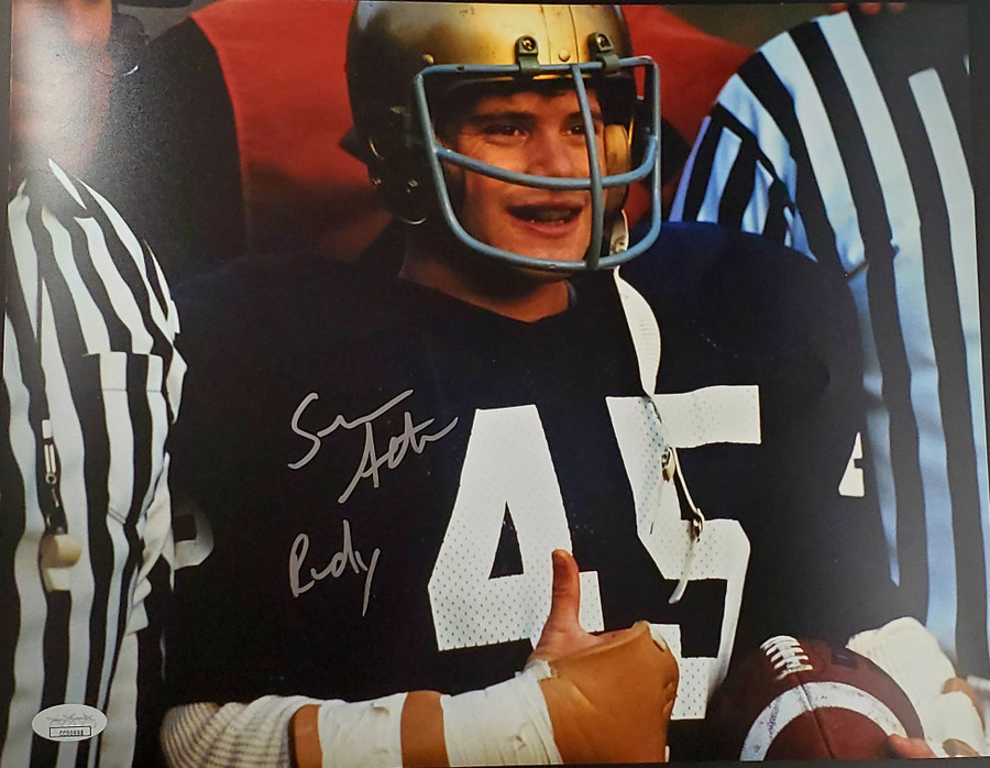 Sean Astin Autographed "Rudy" Field 11x14 Photo