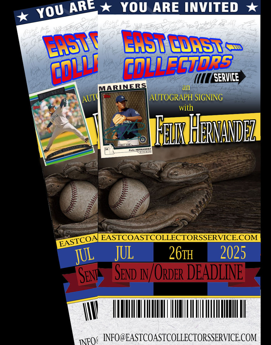 Felix Hernandez Pre-Order Autograph