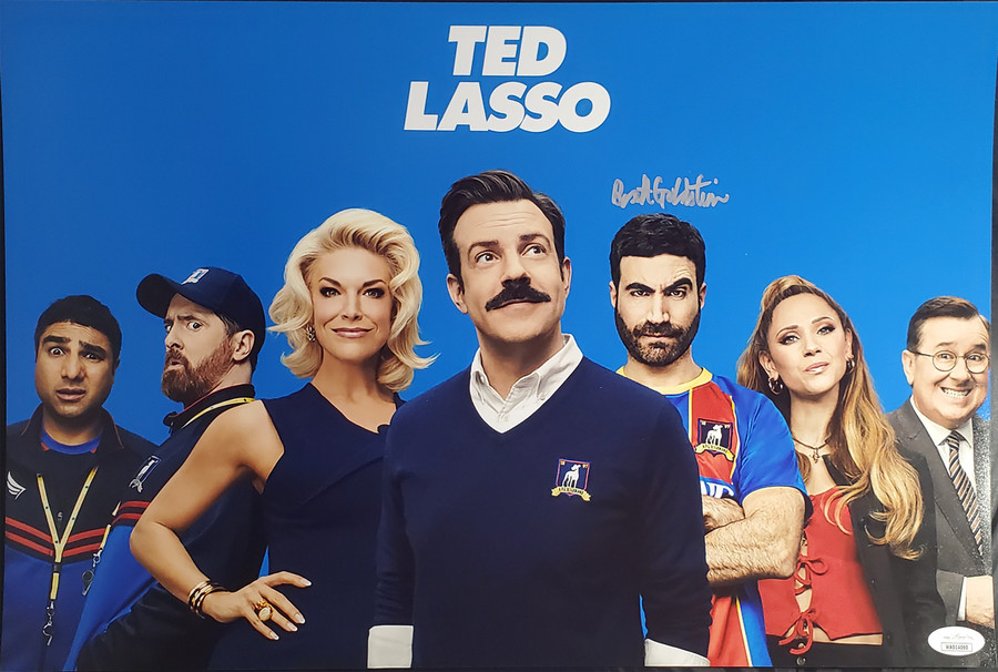 BRETT GOLDSTEIN AUTOGRAPHED TED LASSO MINI POSTER 1