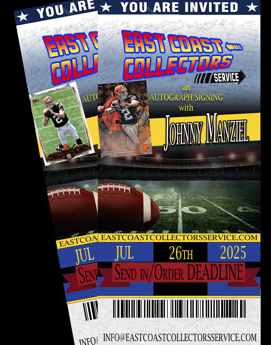 Johnny Manziel Pre-Order Autograph