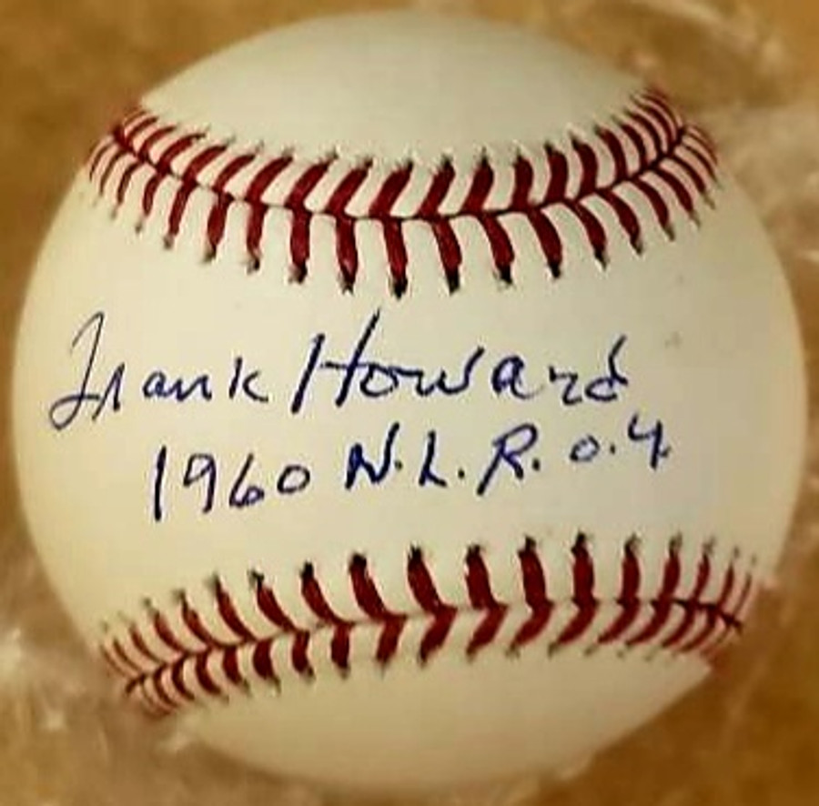 Frank Howard Signed "Rookie of the Year" Baseball