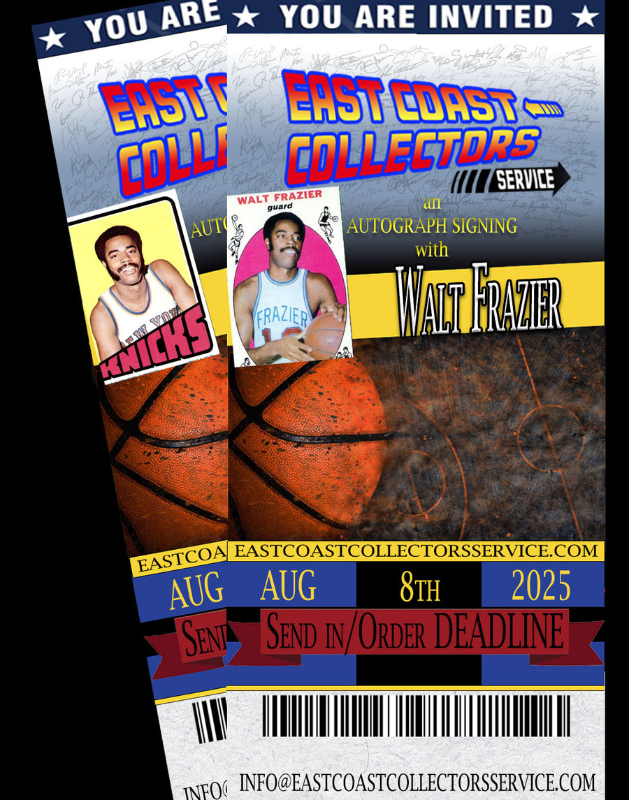 Walt Frazier Pre-Order Autograph