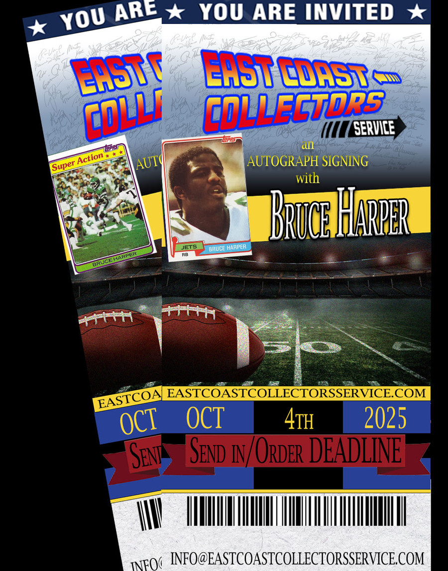 Bruce Harper Pre-Order Autograph