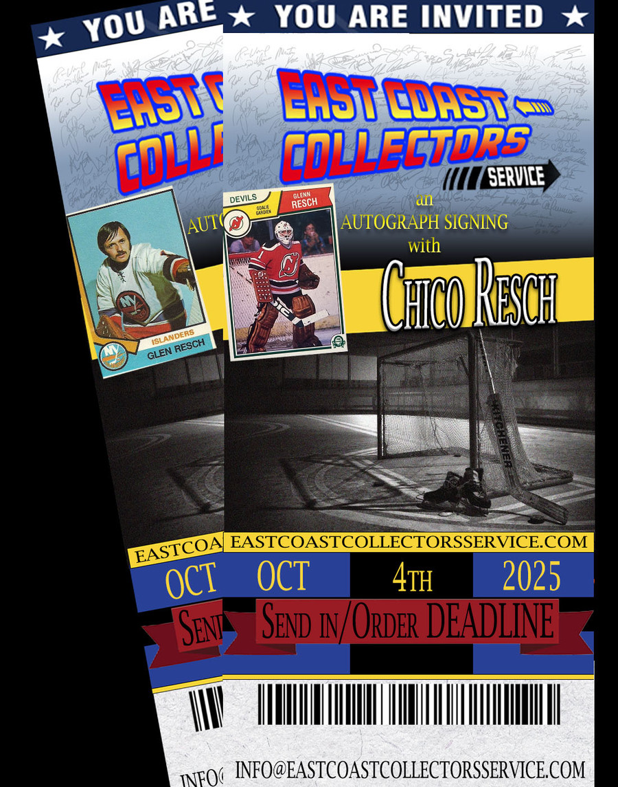 Chico Resch Pre-Order Autograph