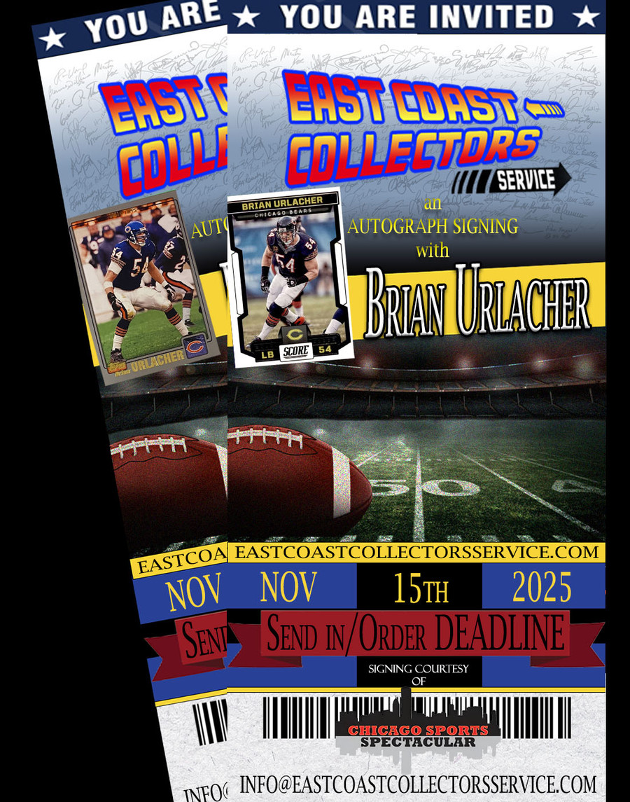 Brian Urlacher Pre-Order Autograph