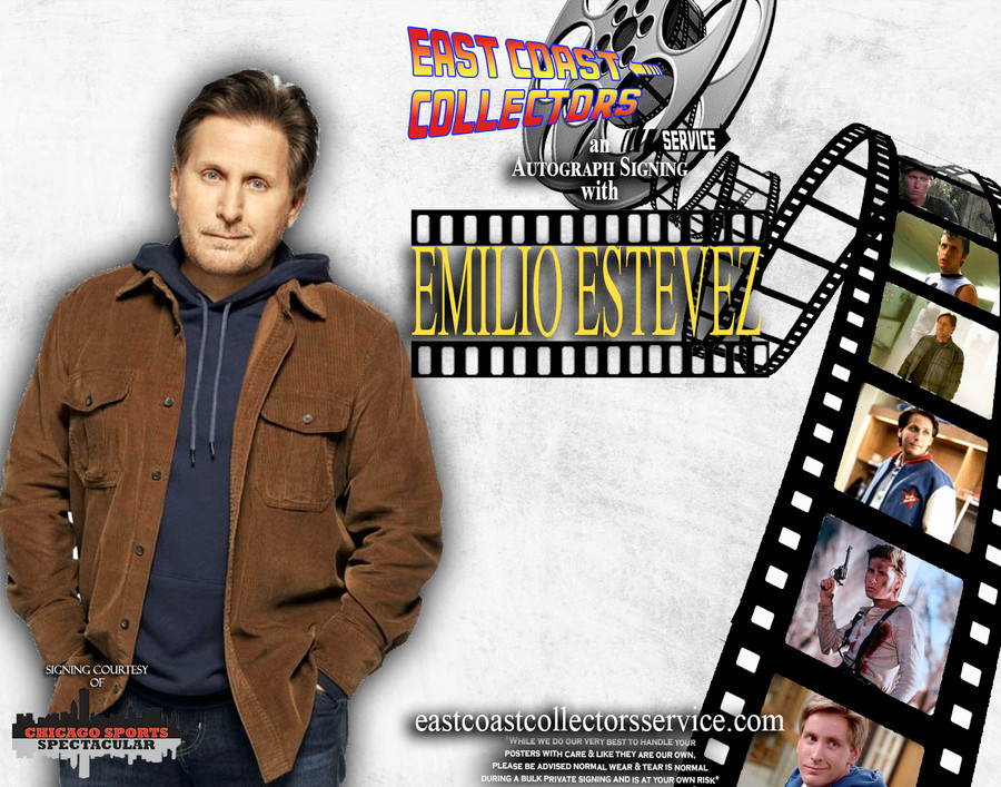 Emilio Estevez Pre-Order Autograph