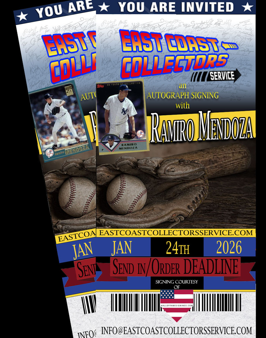 Ramiro Mendoza Pre-Order Autograph