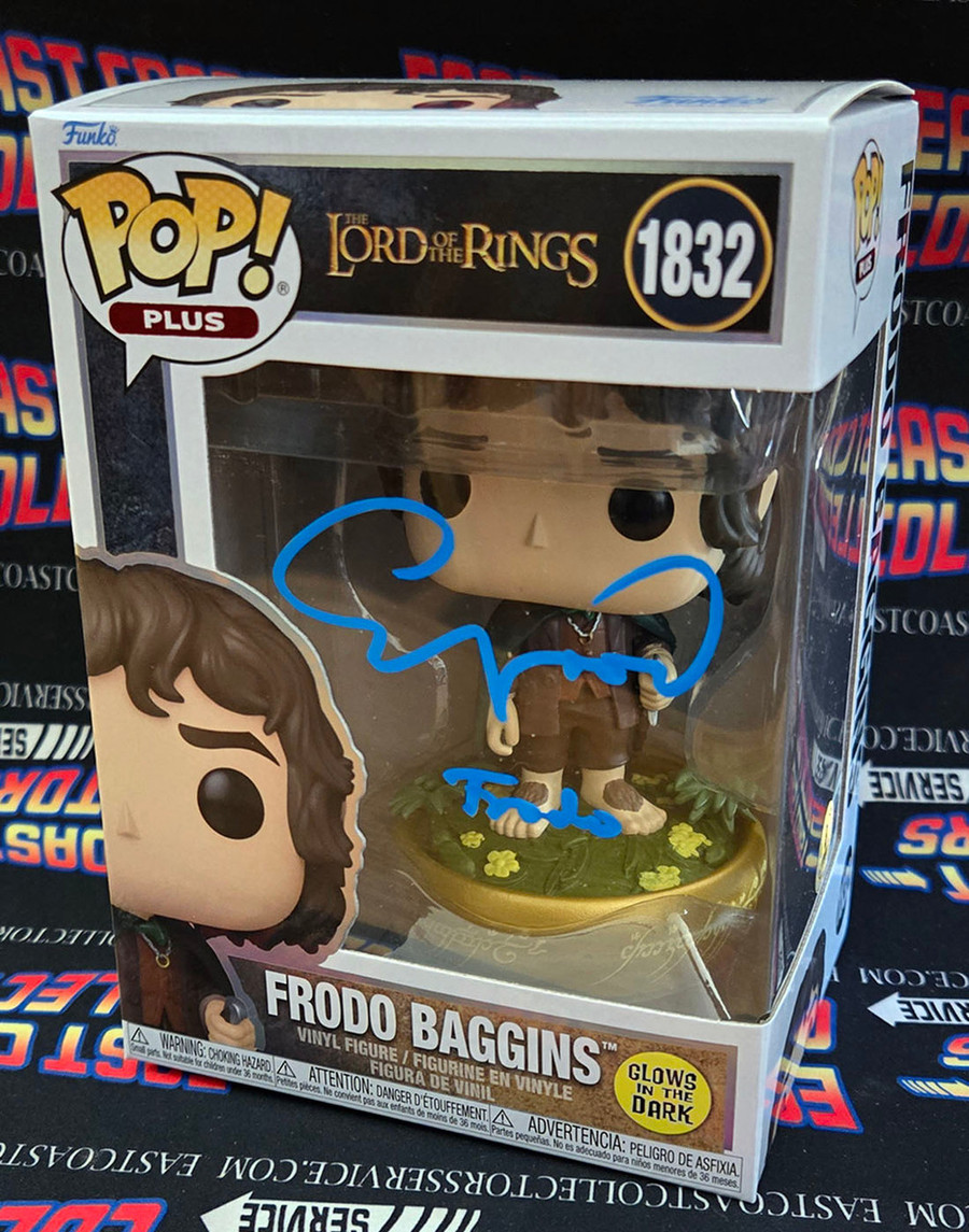 Elijah Wood Autographed Lord Of the Rings 1832 Funko Pop 8CN