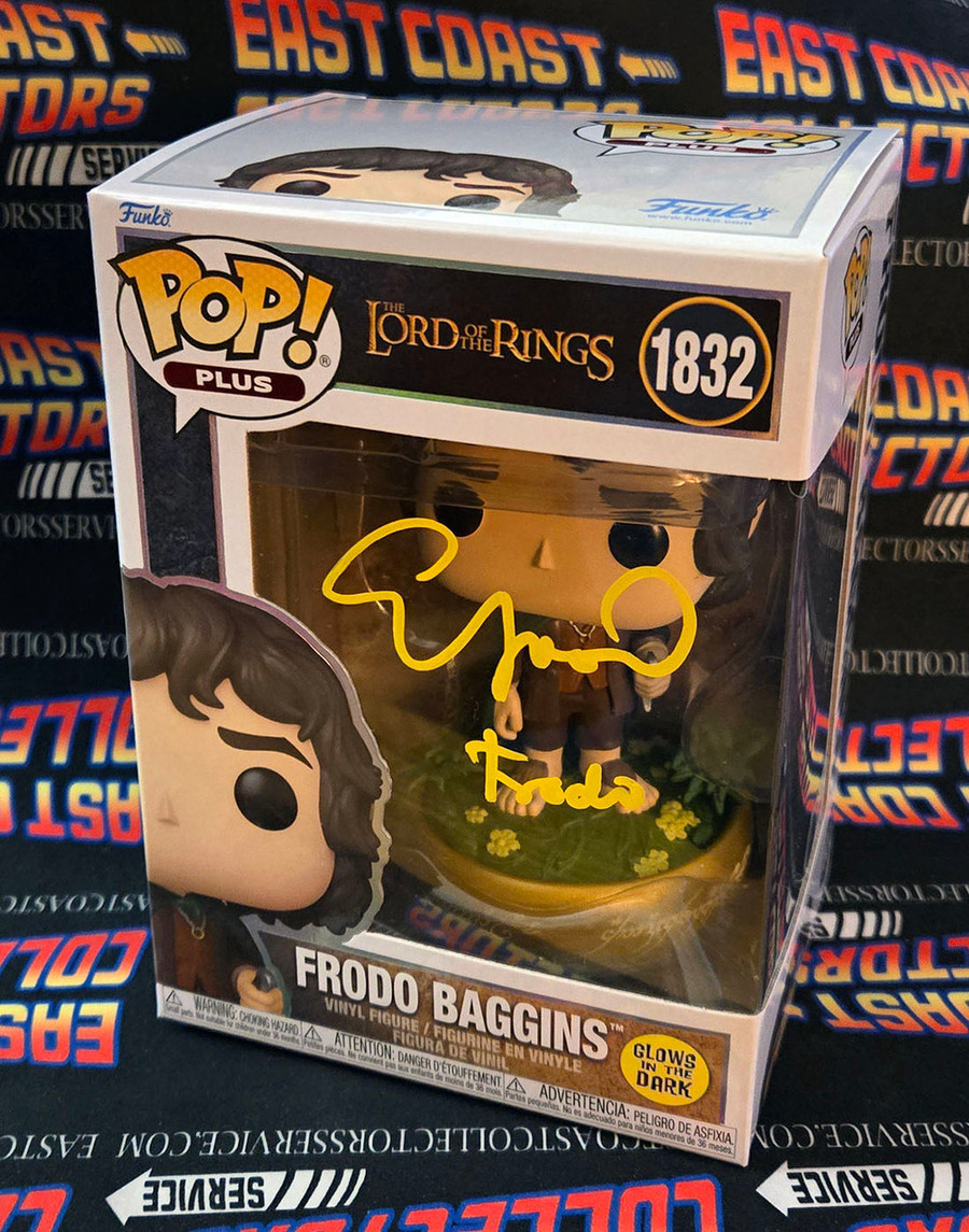 Elijah Wood Autographed Lord Of the Rings 1832 Funko Pop 8CN
