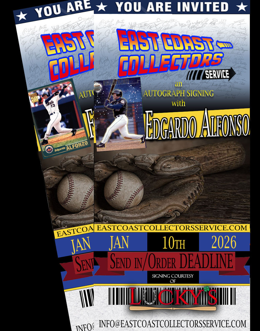 Edgardo Alfonzo Pre-Order Autograph