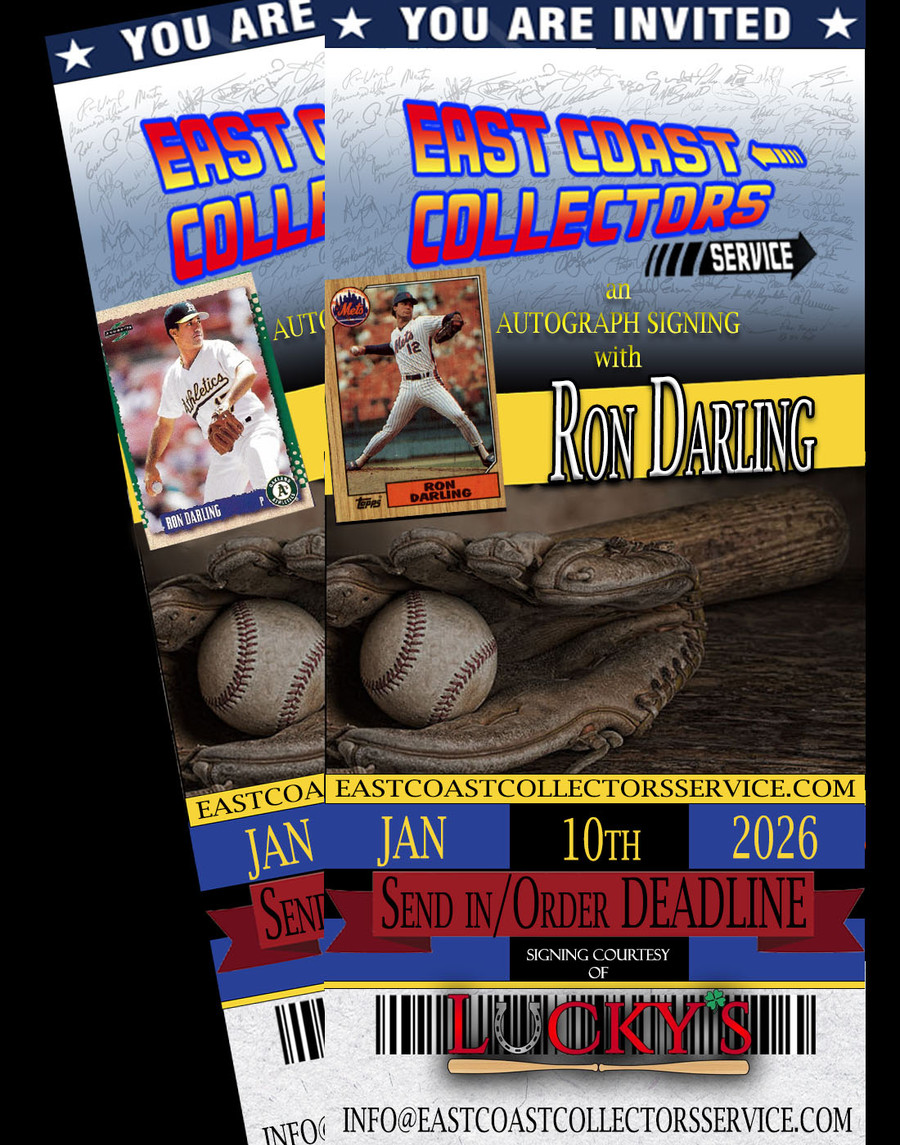 Ron Darling Pre-Order Autograph