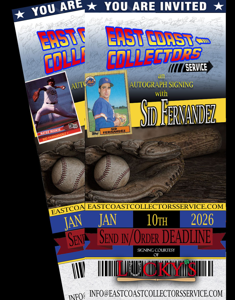 Sid Fernandez Pre-Order Autograph