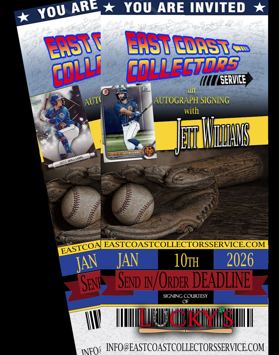 Jett Williams Pre-Order Autograph