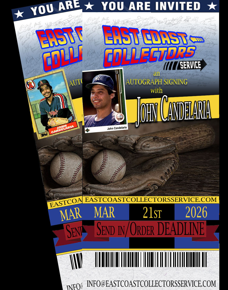 John Candelaria Pre-Order Autograph