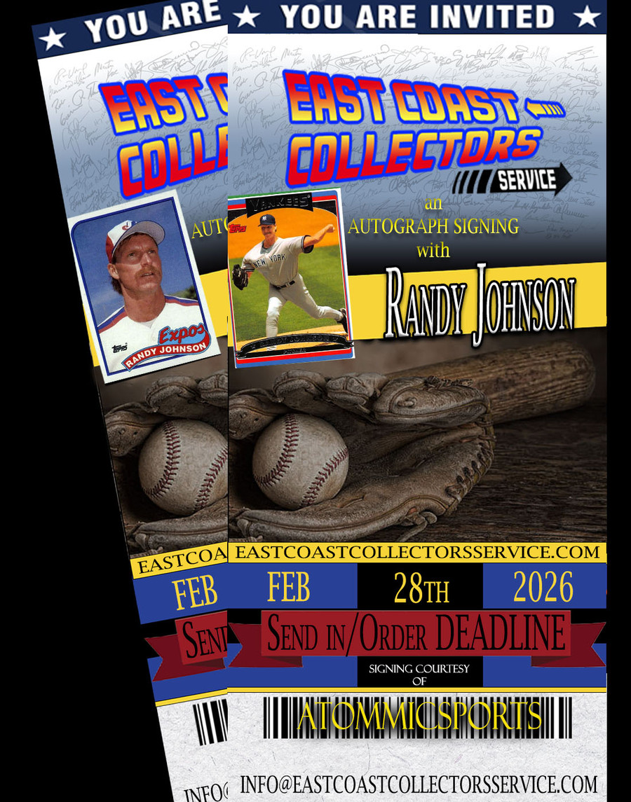 Randy Johnson Pre-Order Autograph