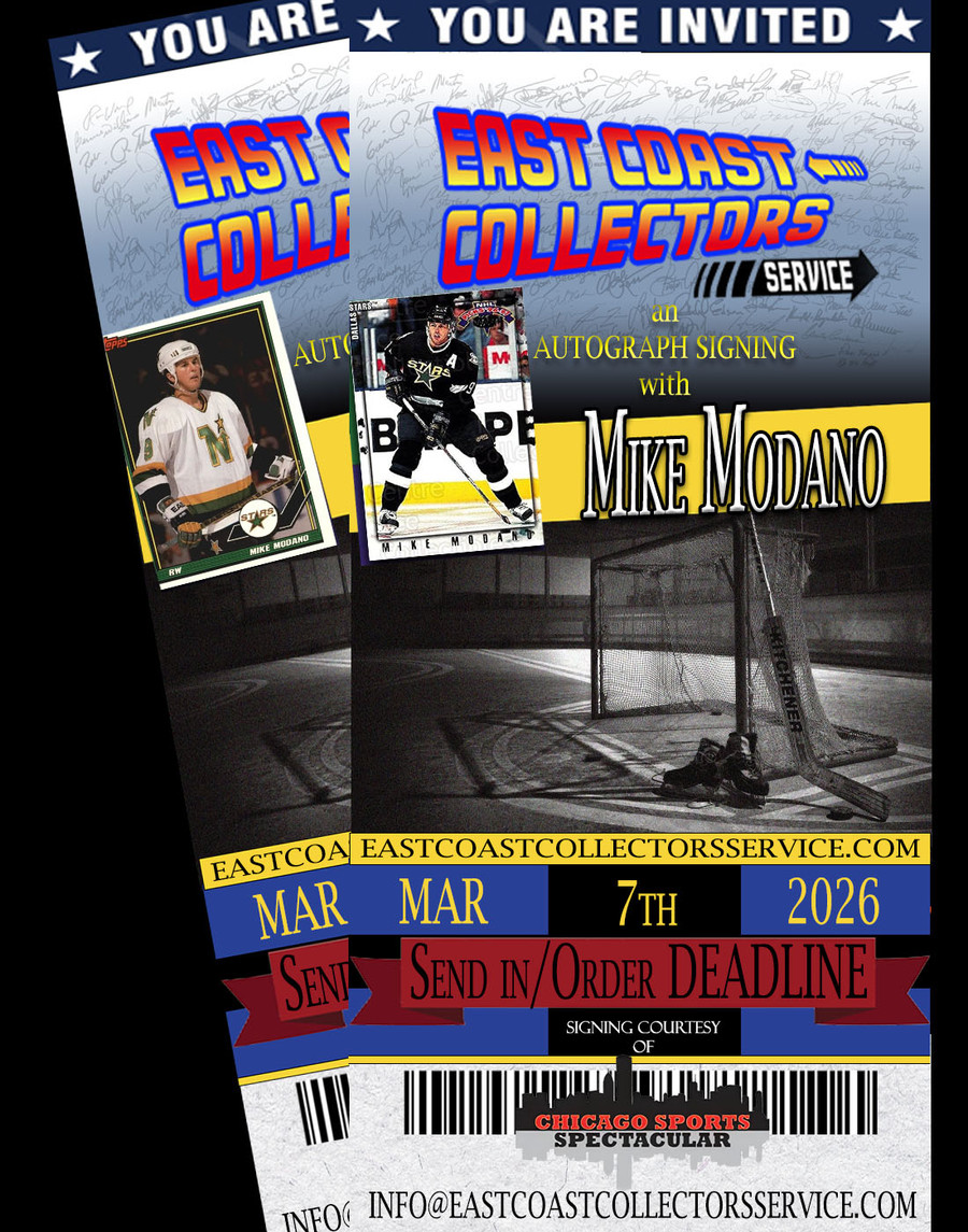 Mike Modano Pre-Order Autograph