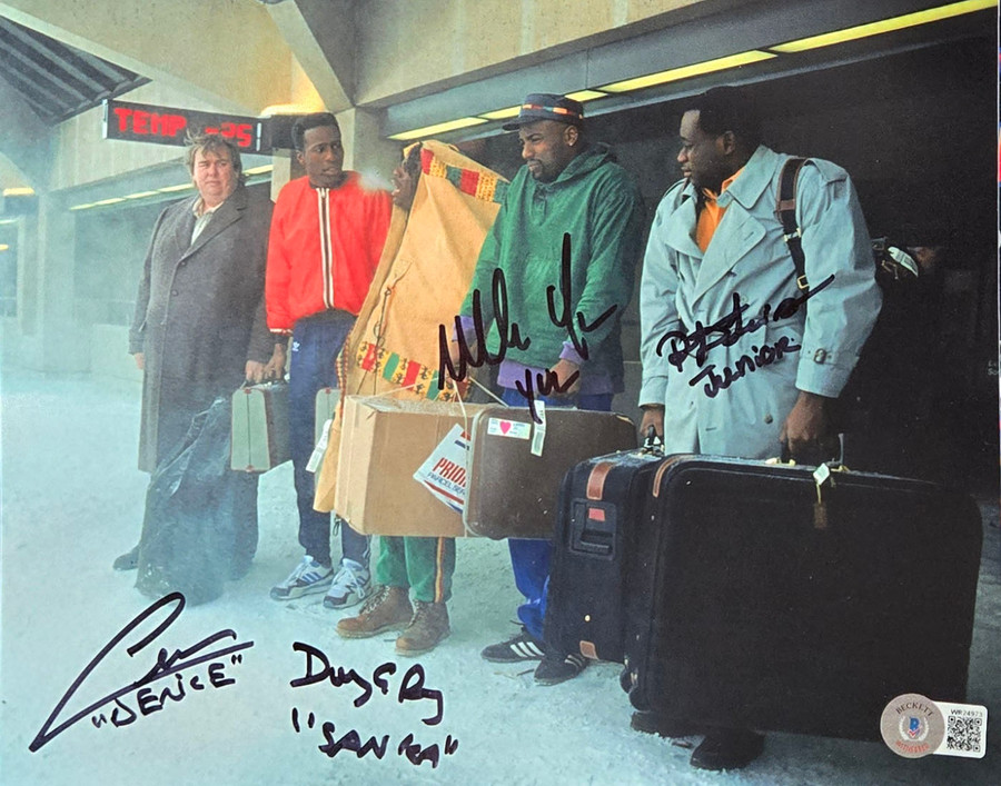 Cool Runnings Cast Autographed Photo 4