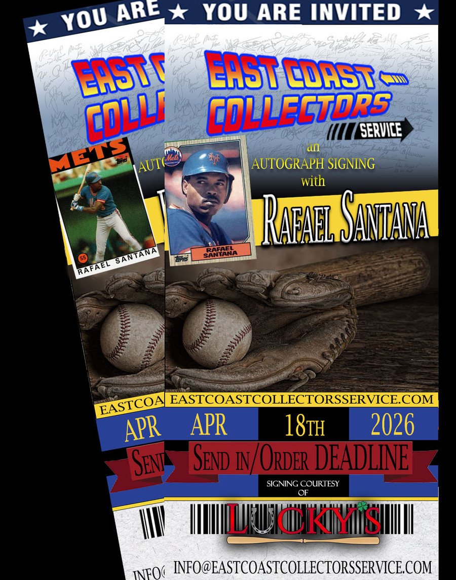 Rafael Santana Pre-Order Autograph