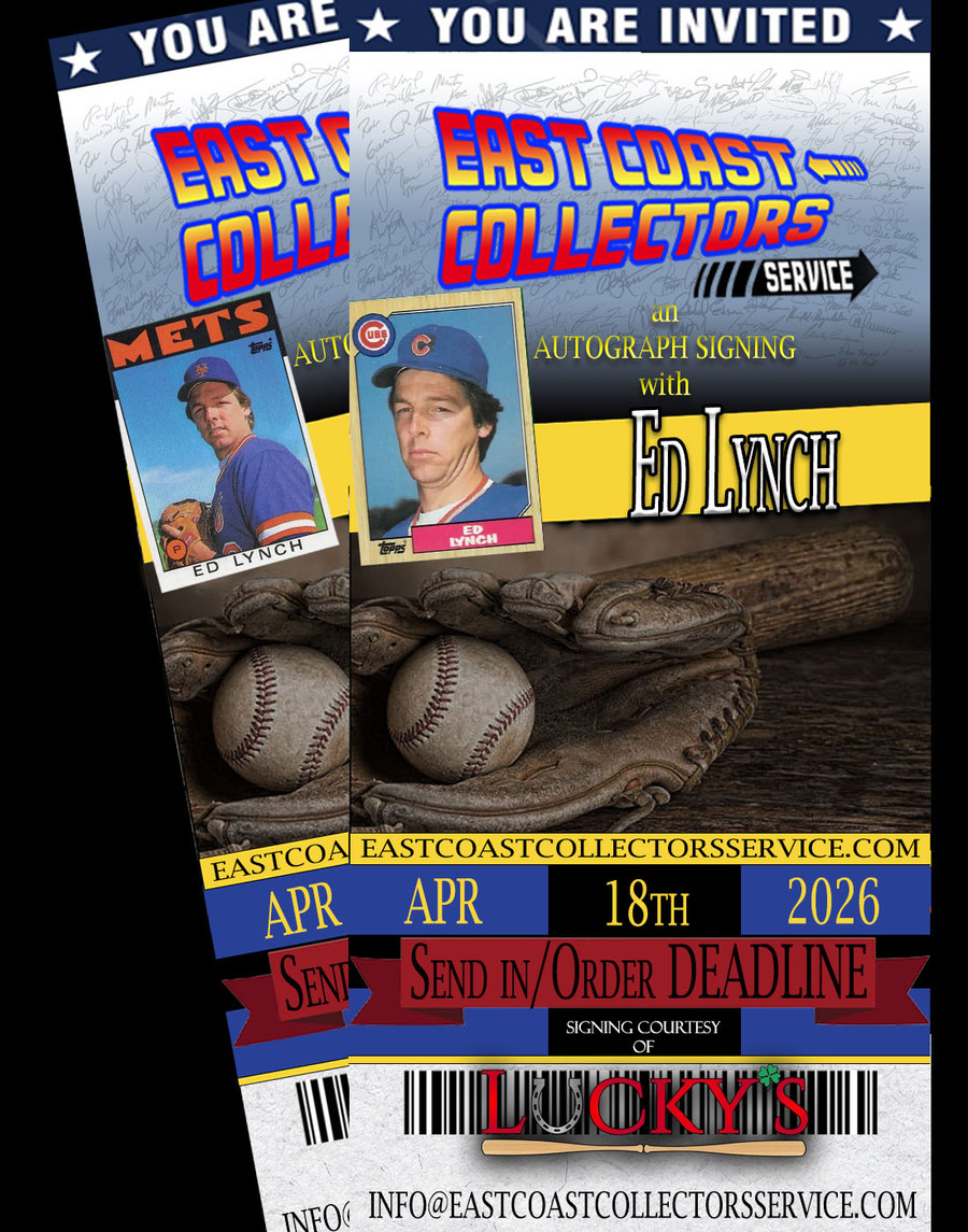 Ed Lynch Pre-Order Autograph