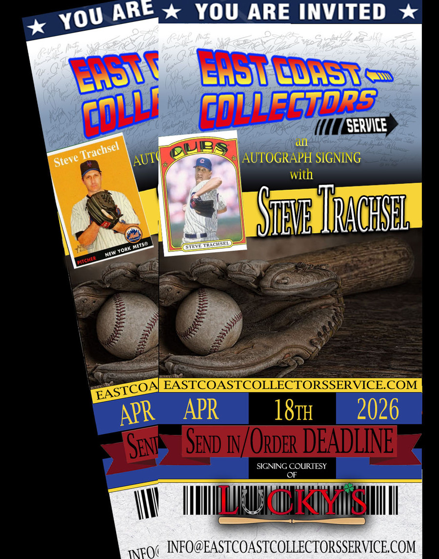 Steve Trachsel Pre-Order Autograph