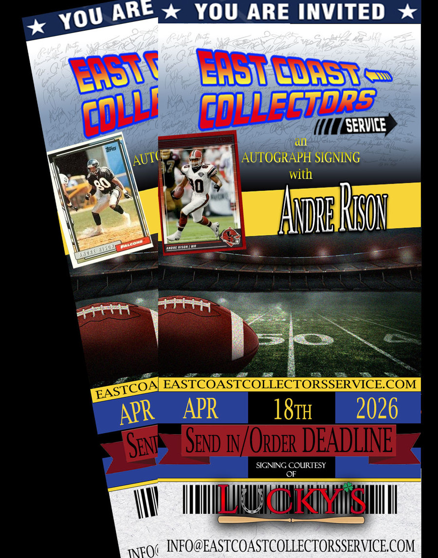 Andre Rison Pre-Order Autograph