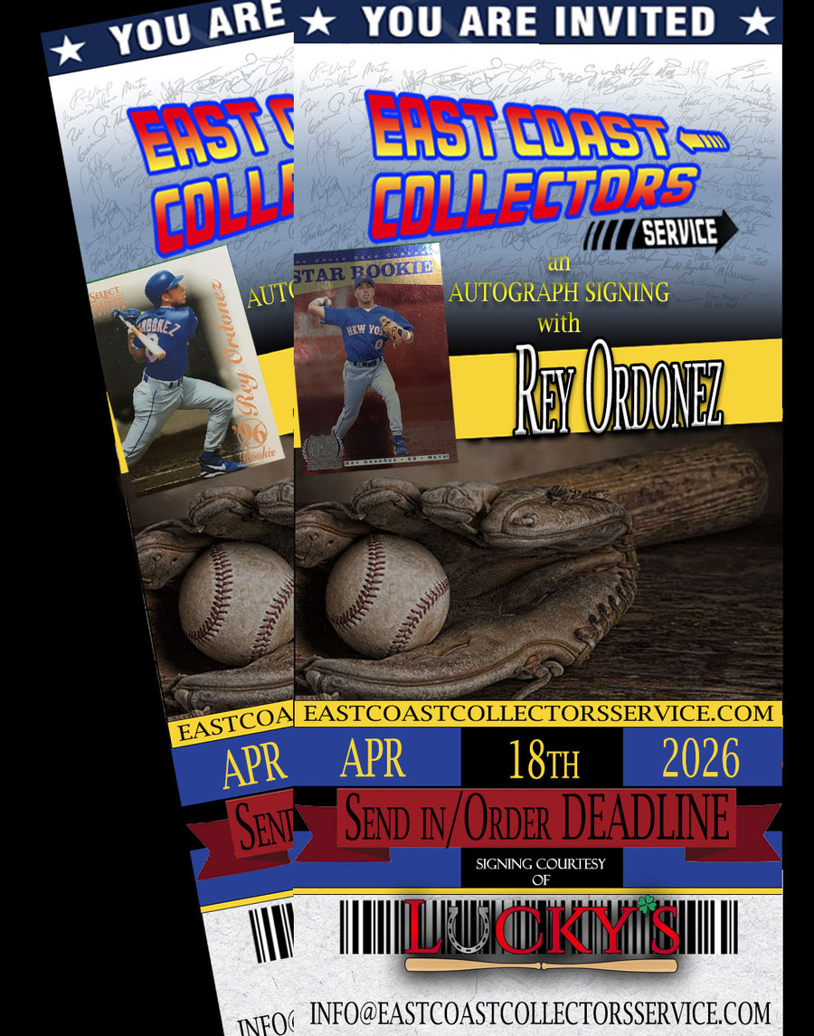 Rey Ordonez Pre-Order Autograph