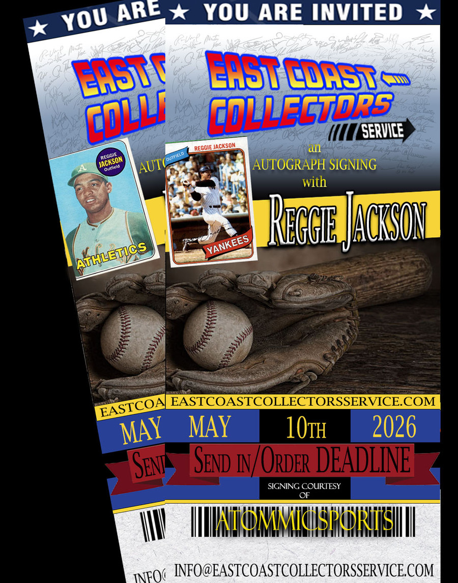 Reggie Jackson Pre-Order Autograph